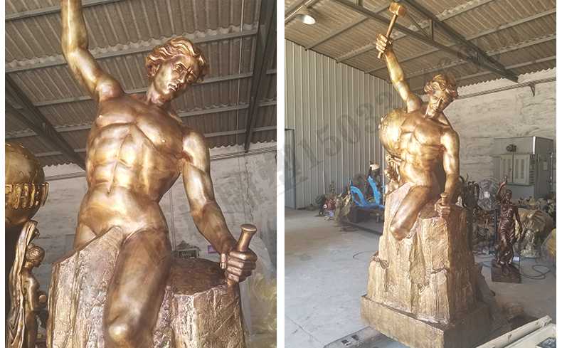 雕刻自我人物雕塑，銅雕刻自我雕塑，自我雕刻人物銅雕塑