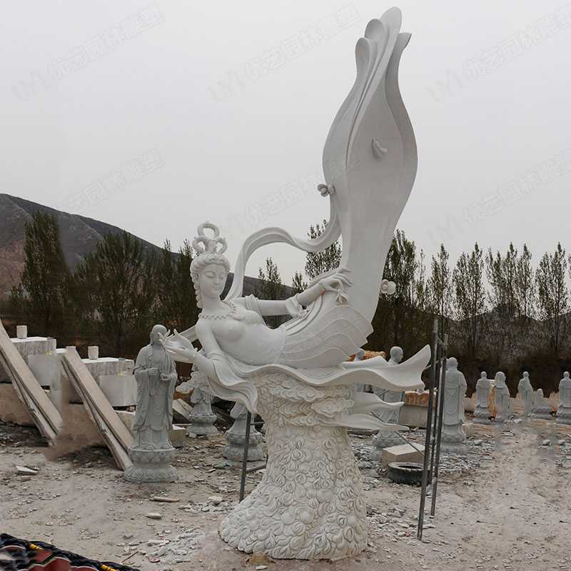 槐花仙子雕塑，槐花仙女雕塑