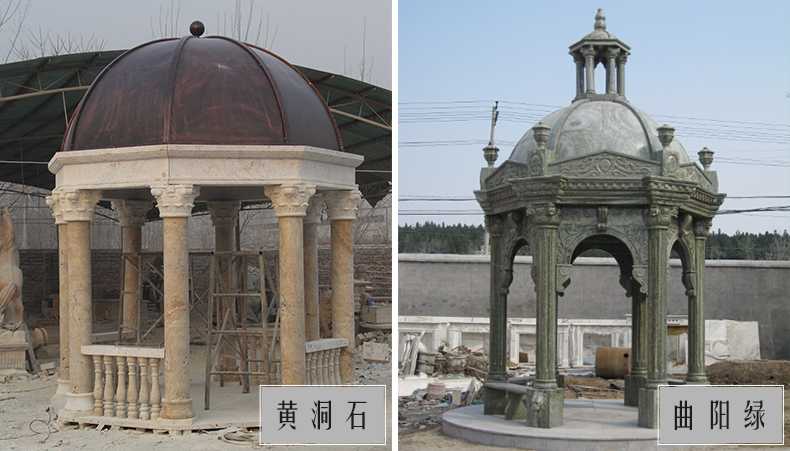 歐式景觀亭子，石雕大理石亭子，河北涼亭廠家