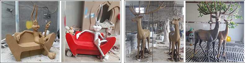 玻璃鋼雕塑制作流程，仿真景觀雕塑廠家