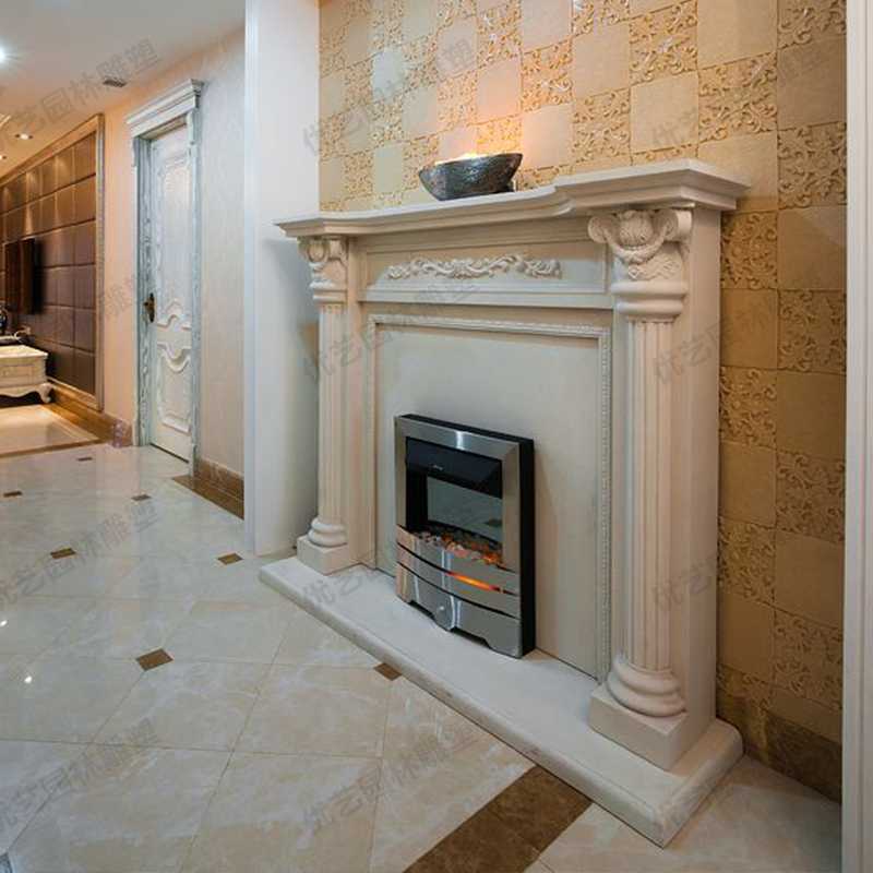 大理石壁爐，歐式壁爐
