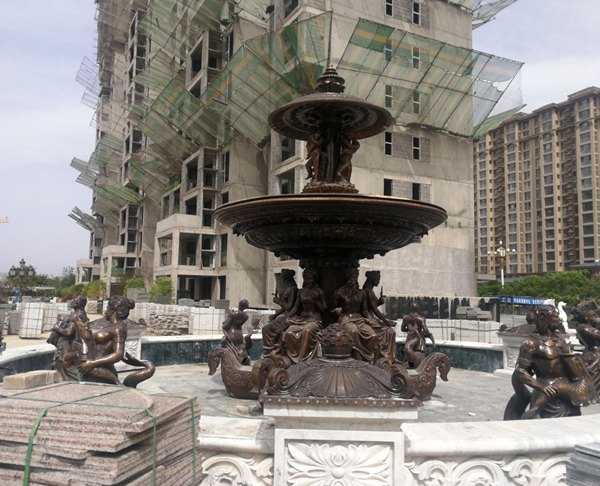 景觀雕塑定制，大型銅雕塑工廠