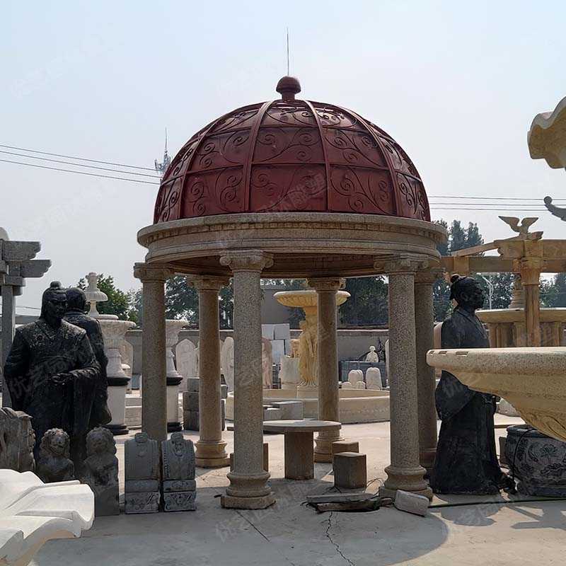 景觀雕塑定制，石雕涼亭如何保養(yǎng)