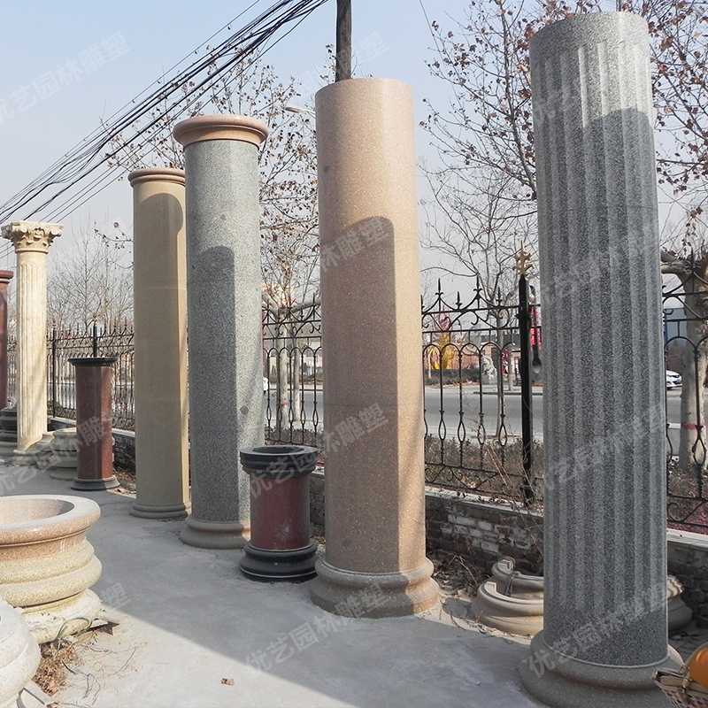 裝飾羅馬柱，石雕羅馬柱