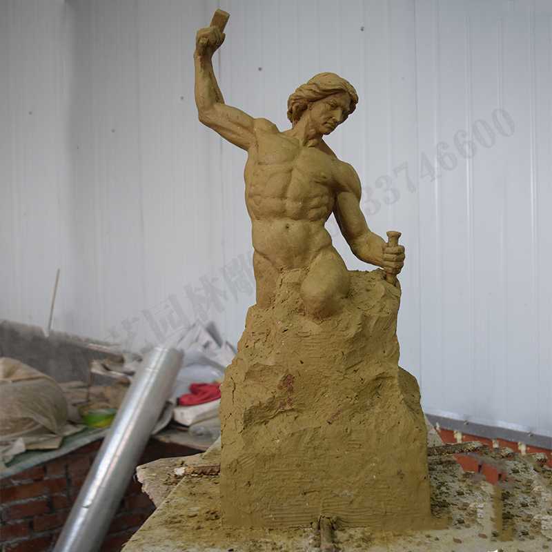 自我雕刻，雕刻自我，自我雕刻雕塑