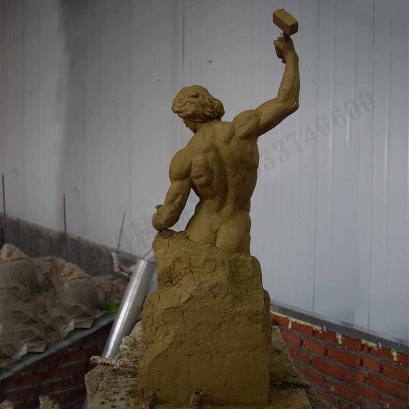 自我雕刻雕塑，雕刻自我雕塑，雕刻自己擺件