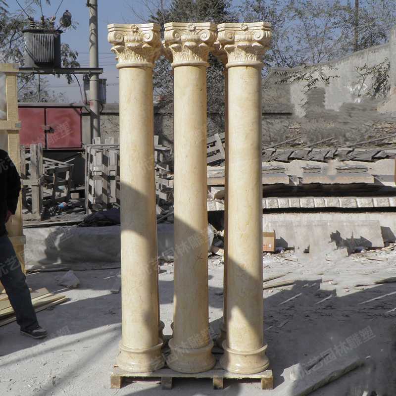 大理石羅馬柱，石材羅馬柱