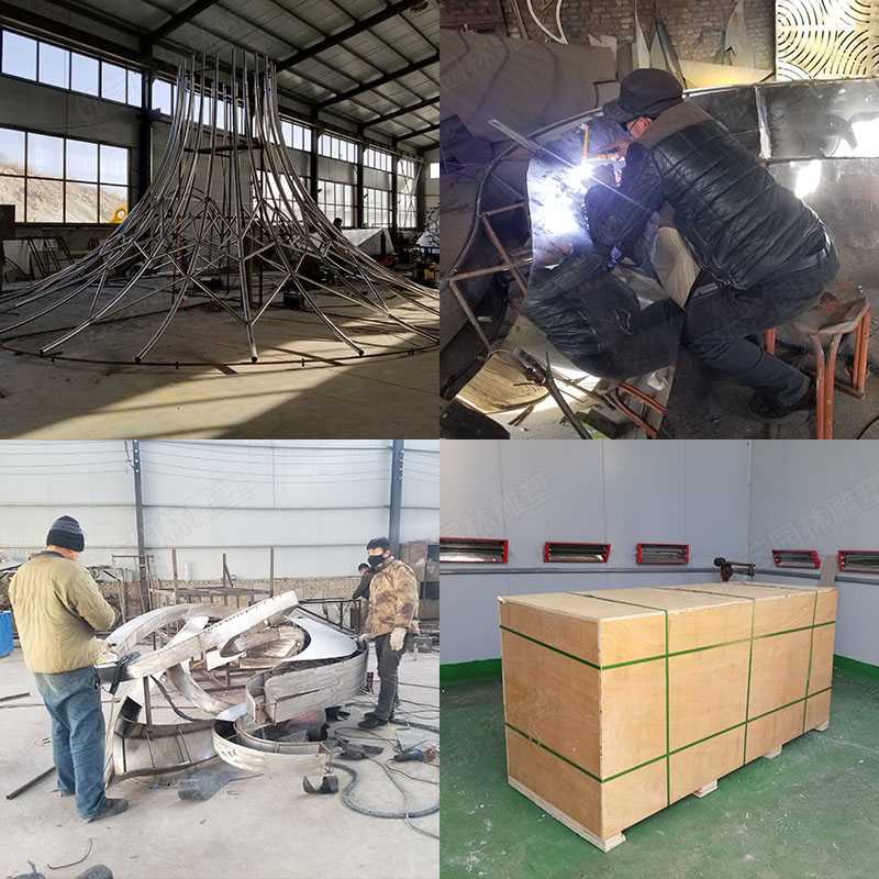 不銹鋼雕塑廠家，景觀雕塑定制