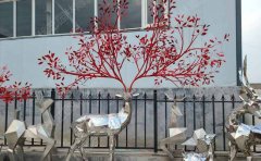 不銹鋼鹿雕塑都哪些美好的寓意？